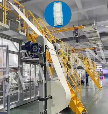 Machine de fabrication de couches pour adultes de machine de protection d'incontinence de femmes