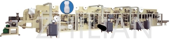 Machine de fabrication de couches pour adultes masculins 250pcs/Min