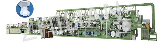 Grande machine de couche-culotte de bébé d'absorption complètement automatique