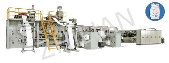 Le type de grande largeur machine de ceinture de couche-culotte de bébé a entièrement automatisé