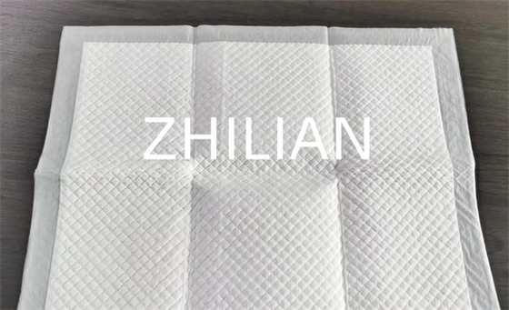 Machine de sous-tapis de coussin d'allaitement jetable médical 200 m/min