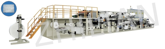 Machine 170 m/minute 300 m/minute d'Underpad de feuille d'hôpital
