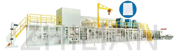 Machine complètement automatique de sous-tapis 5ply sous la ligne de production de tampons