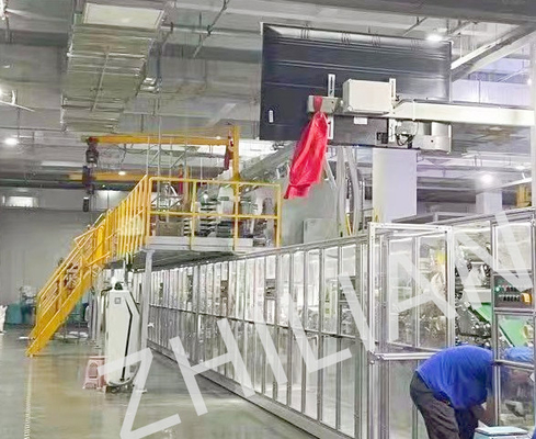 3pcs le type bébé tirent vers le haut des PCs /min de la machine de couche-culotte 350 à 500